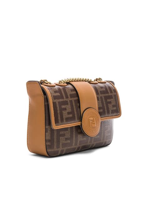 fendi logo chain crossbody bag